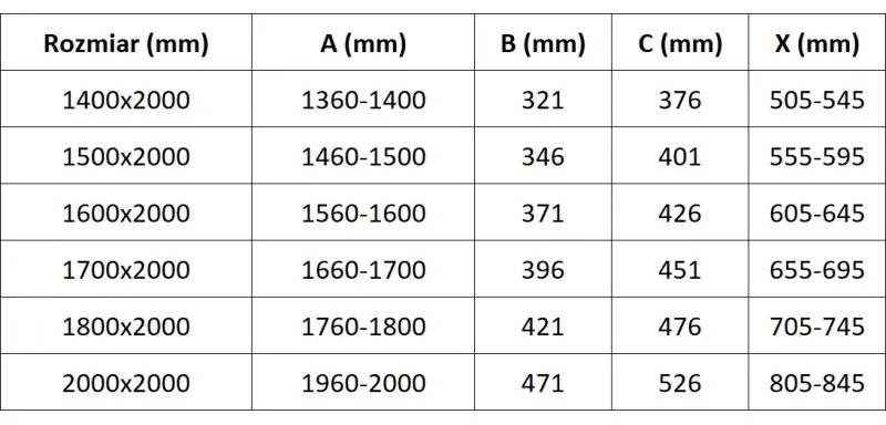 Mexen Velar Duo, posuvné sprchové dvere do otvoru 150 cm, 8mm číre sklo, brúsená oceľ, 871-150-000-02-97