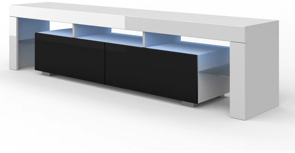 TV stolík/skrinka Nikka 190 BC (LED). Akcia -19%. Vlastná spoľahlivá doprava až k Vám domov. 1057595