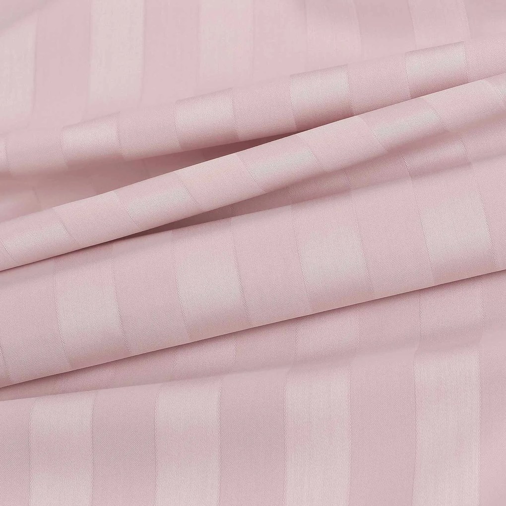 Goldea damašková obliečka na vankúš - staroružové prúžky so saténovým leskom 30 x 50 cm