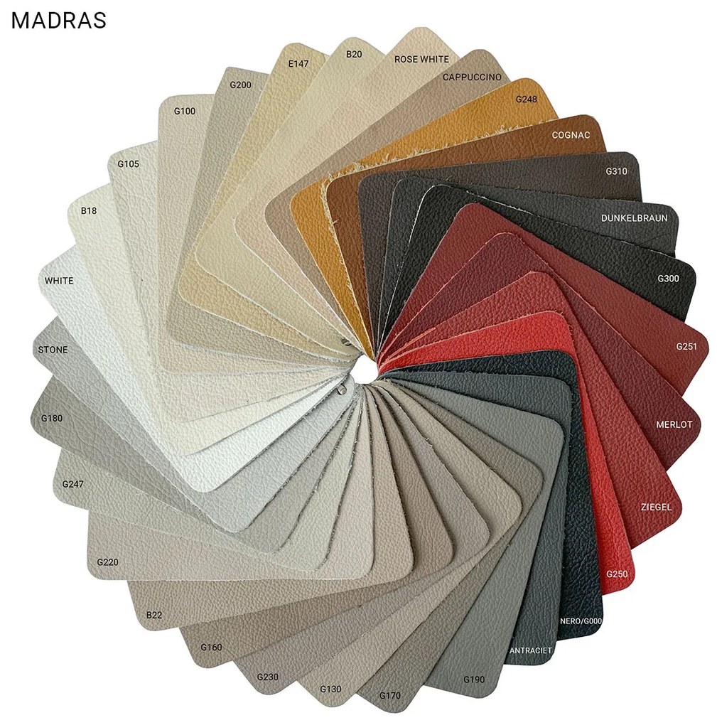 Kožená sedacia súprava Kevin - drevo D3 / tmavohnedá (S43)