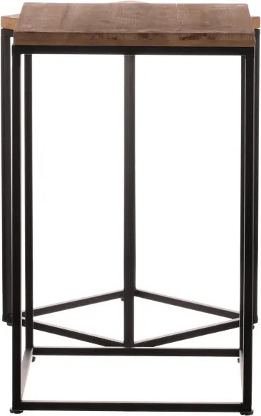 Set dvoch stojanov na kvety čierny FA23-027 (2 ks)