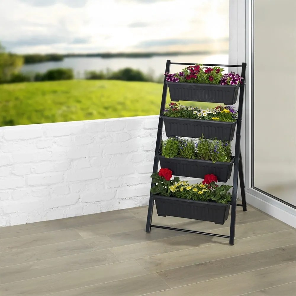 Kovový stojan na kvety (výška 108 cm) Vertical – Maximex