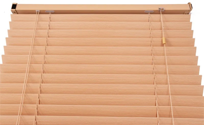 Okenné žalúzie - svetlohnedé Dĺžka žalúzií: 130 cm, Šírka žaluzie: 70 cm