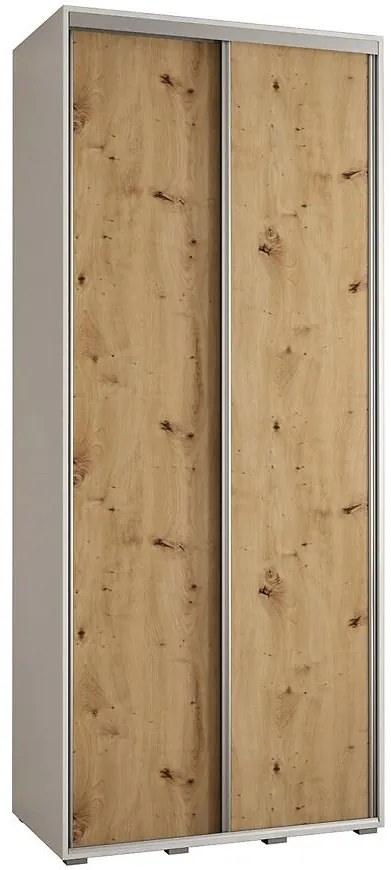 Skriňa 45 Canaris 1 110 biela/artisan/silver