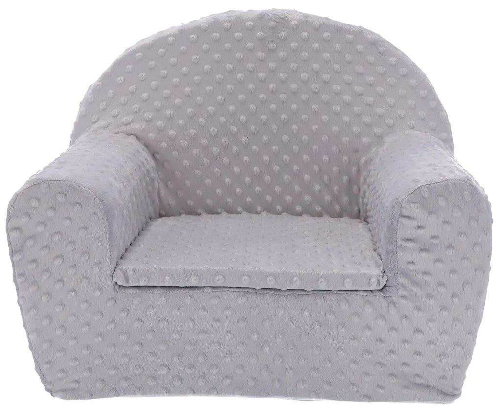 Detské kresielko MINKY - svetlo šedé