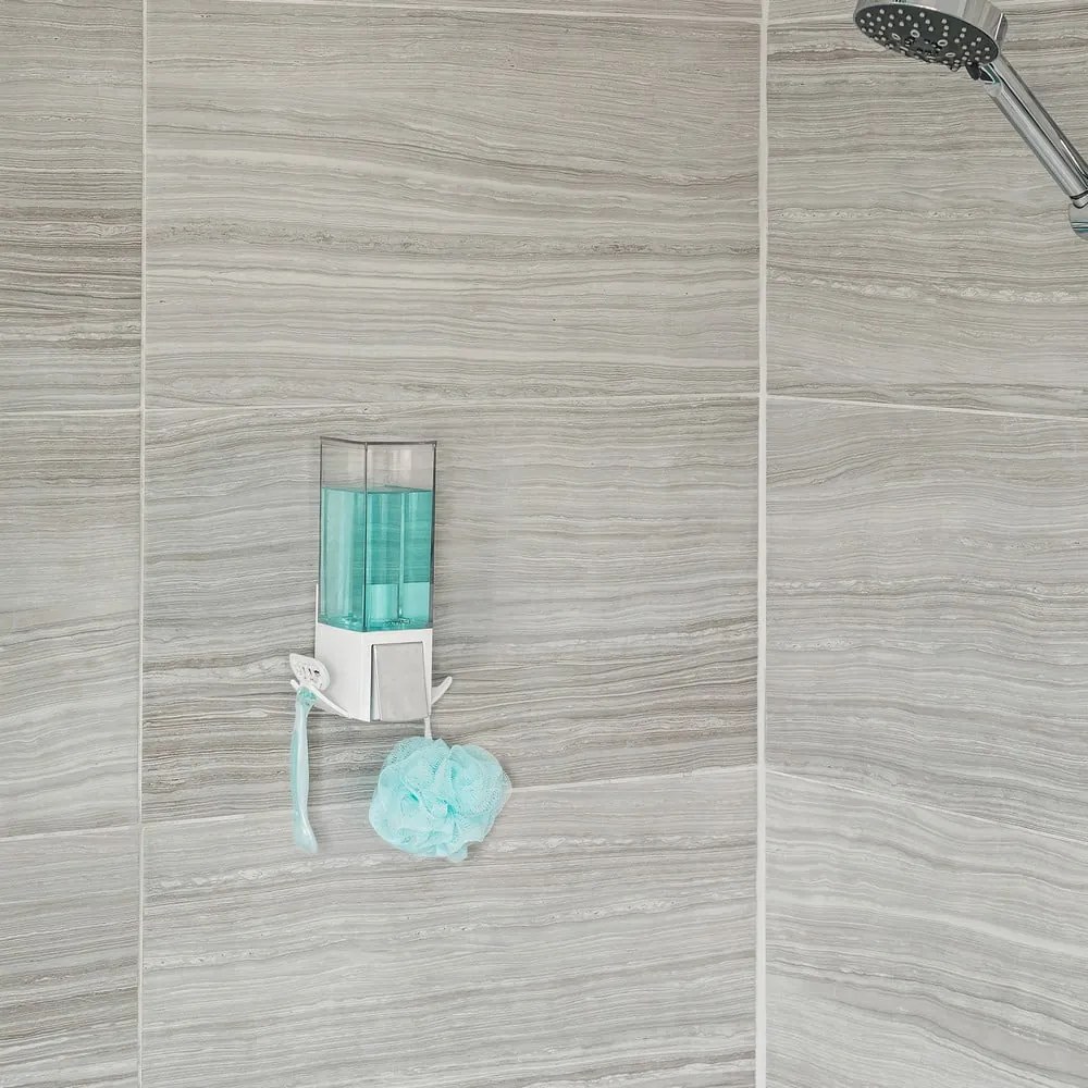 Biely nástenný dávkovač mydla 500 ml – Compactor
