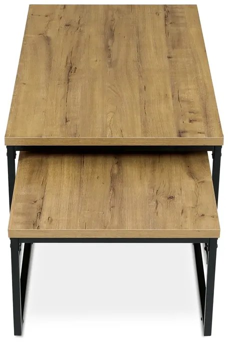 Autronic BONTEC Konferenčný stolík 100x60cm, mdf, dub, CT-619 OAK Farba: Prírodné