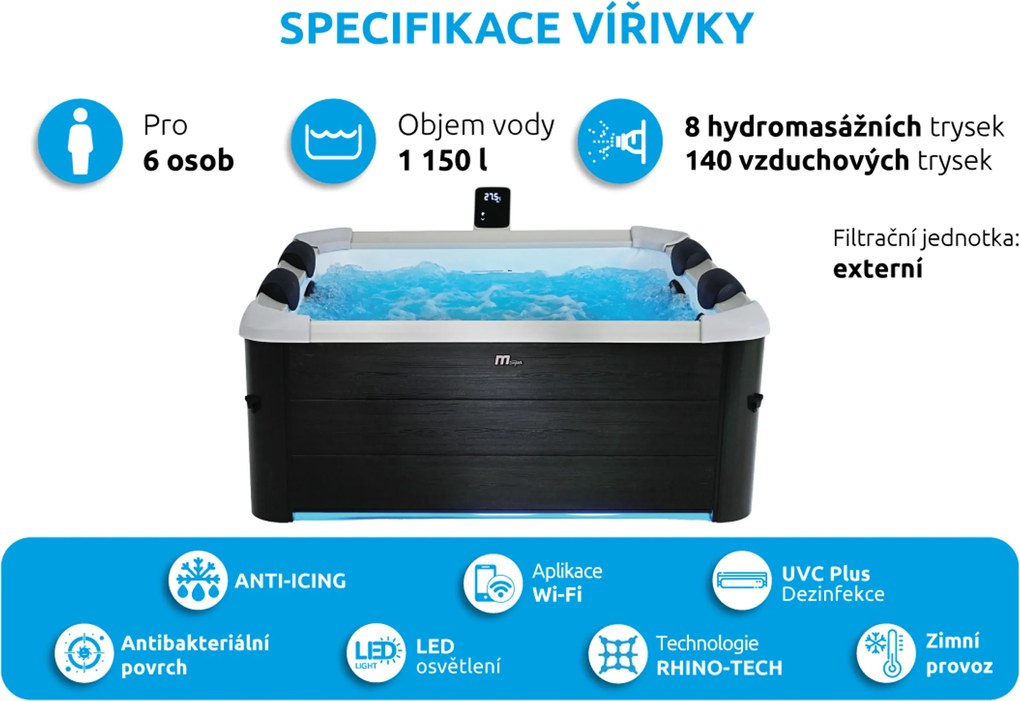 Mspa | Vírivý bazén MSPA Oslo Plus F-OS063WP | 11406451