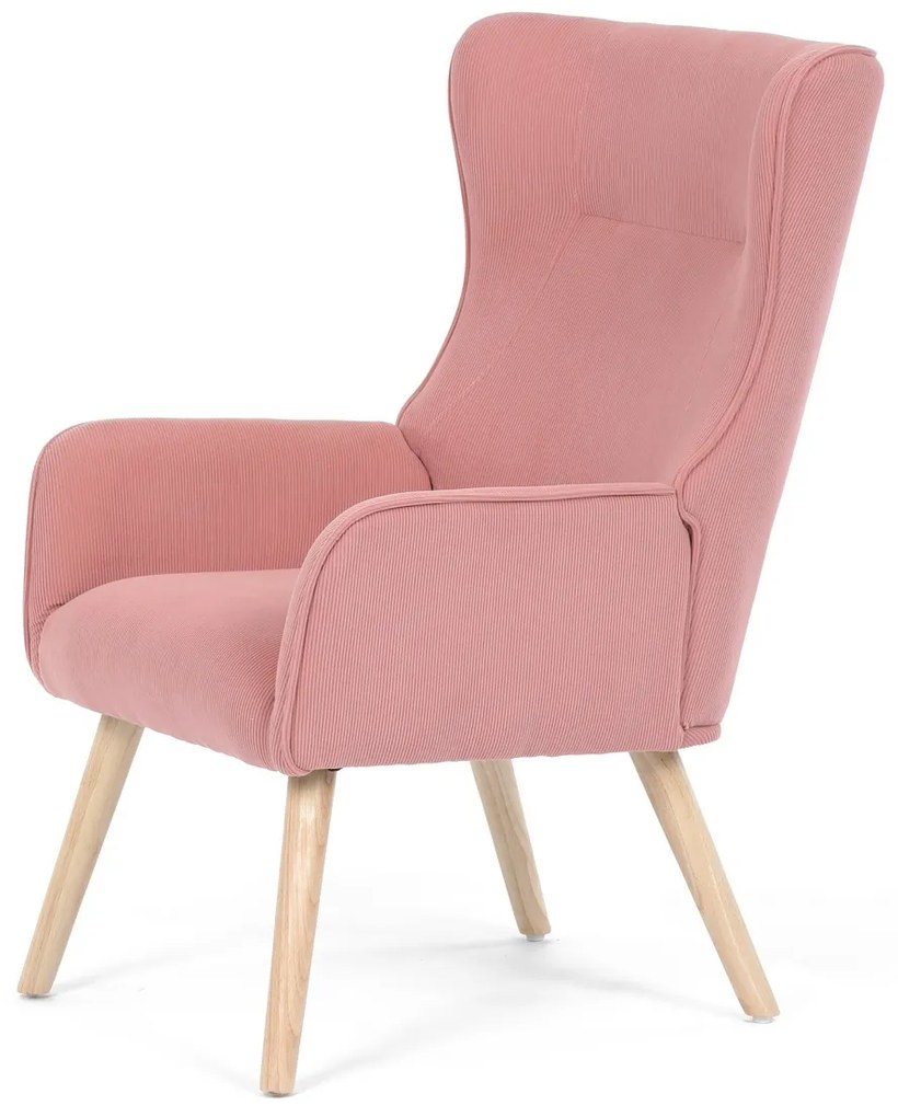 Kreslo s ušami PINK2, ružová