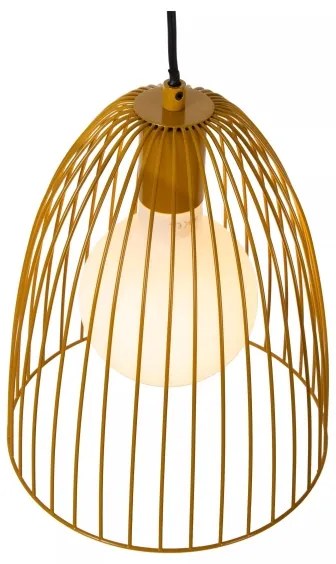 Lucide 74417/01/44 - Luster na lanku MACARONS 1xE27/40W/230V pr. 24,5 cm žltá