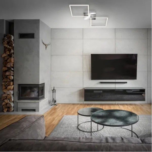 Briloner 3192-018 - LED Stropné svietidlo FRAMES 2xLED/16W/230V