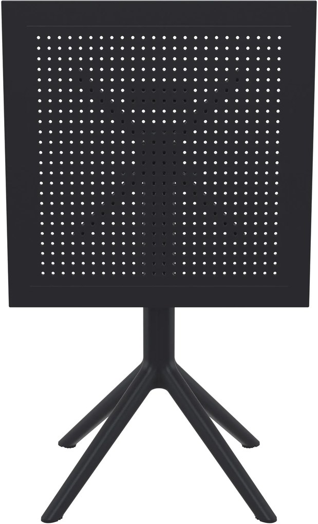 Skladací stôl Sky square - čierna