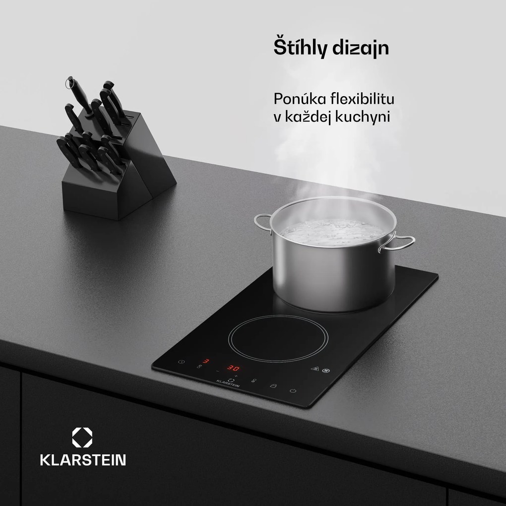 Klarstein VariCook Domino, indukčná varná doska, 2 platničky, 3000 W