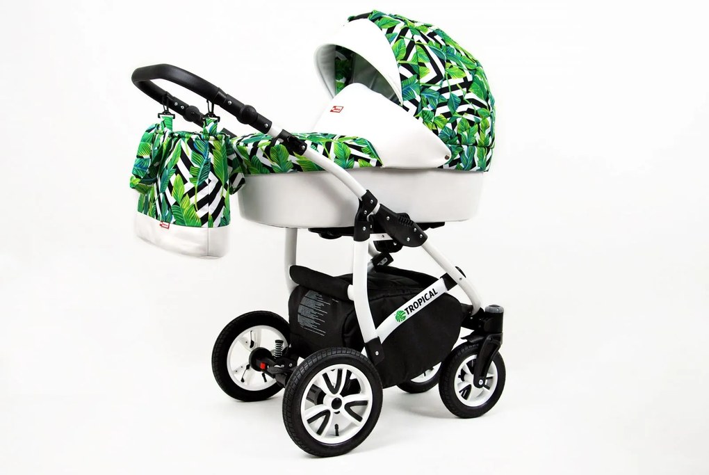 Kombinovaný kočík Raf-pol Tropical - Banana Leaf (2-kombinácia)
