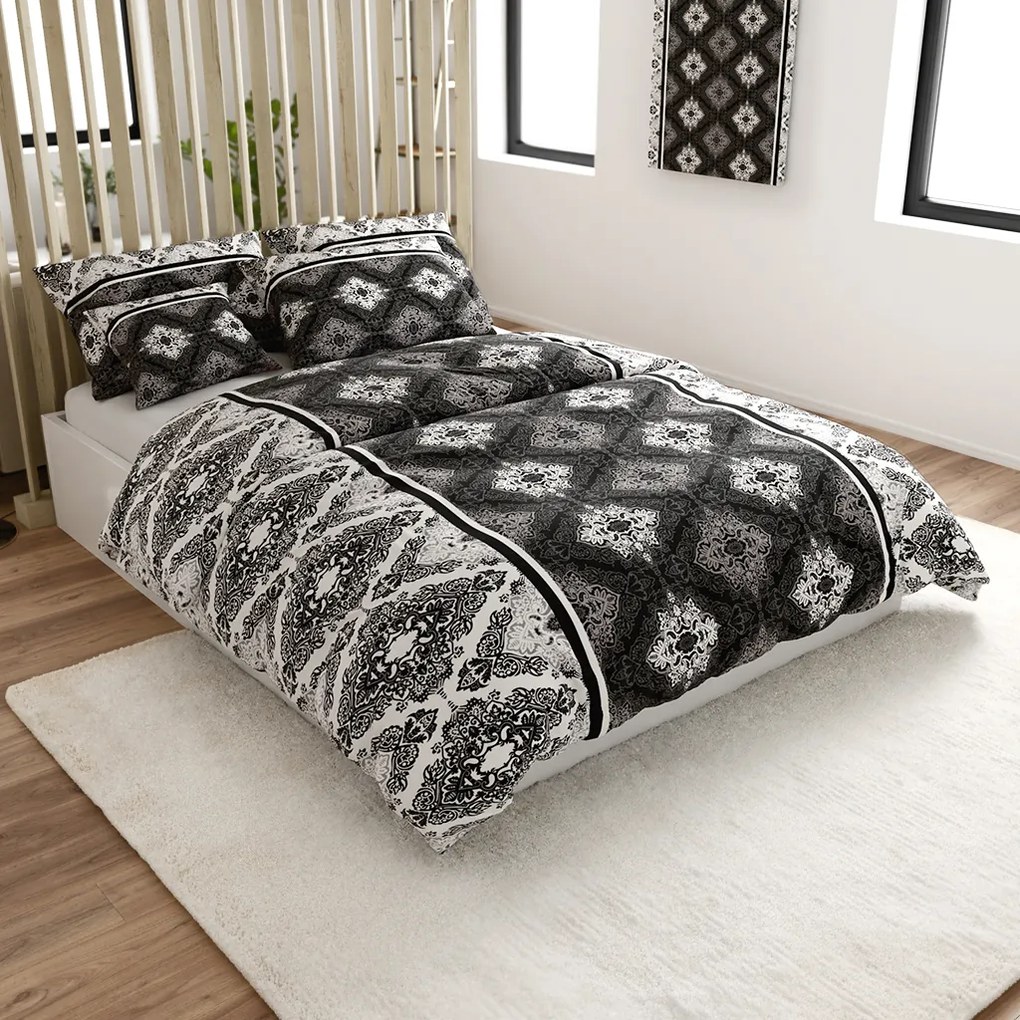 Bavlnené obliečky NISCHA sivé