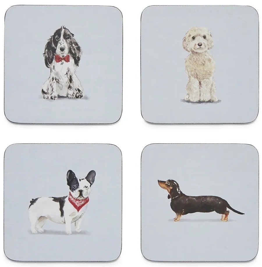 Prestieranie a tácky v súprave 8 ks Curious Dogs – Cooksmart ®
