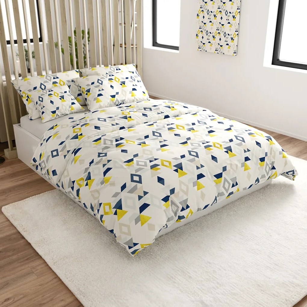 Obliečky z mikrovlákna GEOMETRICA farebné Rozmer obliečky: 70 x 90 cm | 140 x 200 cm