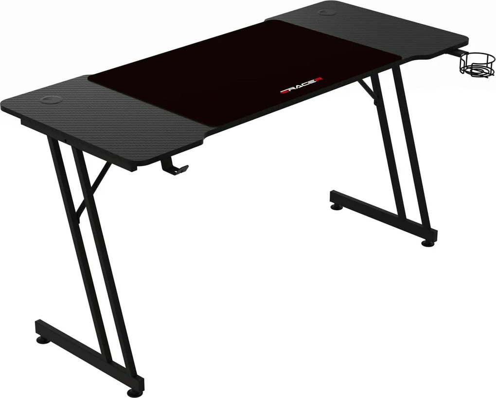 Herný stôl 140x60cm, carbon, LT-H1104 BK Farba: Čierna