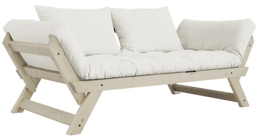 Rozkladacia pohovka so svetlobéžovým poťahom Karup Design Bebop Natural/Natural
