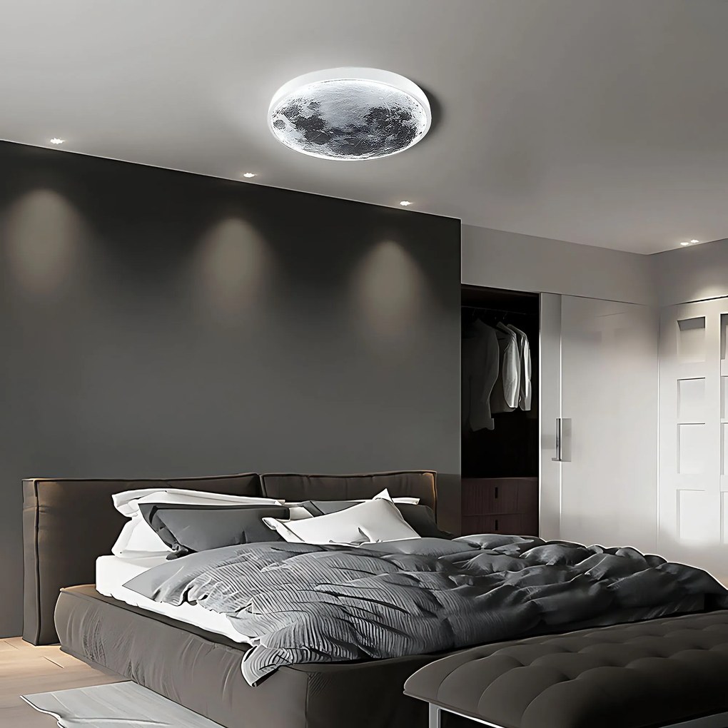 Toolight Moon, LED nástenné svietidlo 50cm, 35W, 4000K, APP1806-CW, OSW-04352