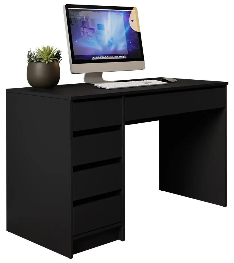 PC stolík Heron, Farby: biela / biely lesk