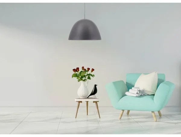 Klausen 111043 - Luster na lanku REVOLVE 1xE27/11W/230V šedá