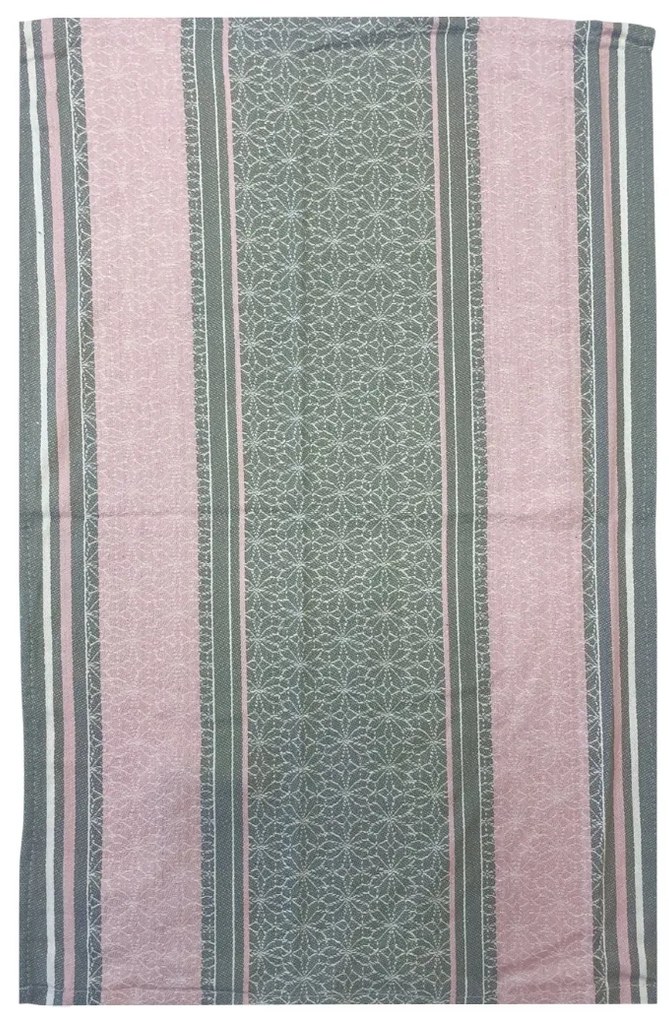 Kuchynská bavlnená utierka Carino ružová 40x60cm Faro