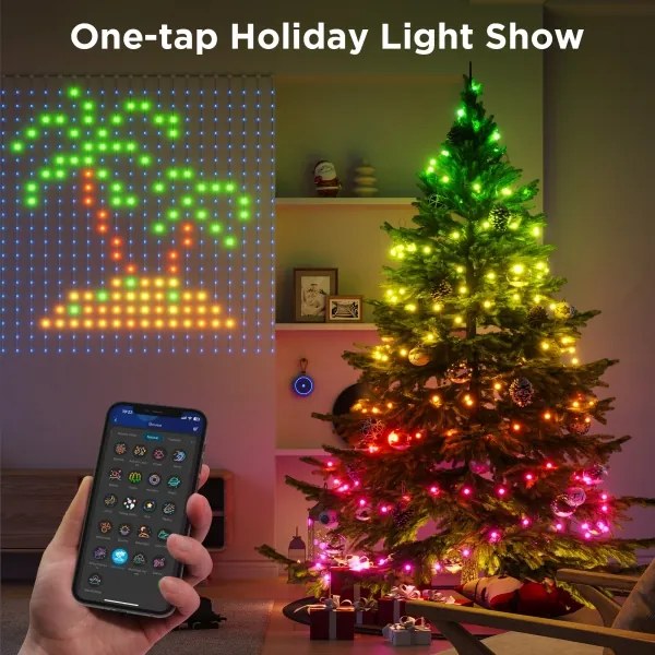 Govee - LED RGB Stmievateľná dekoračná reťaz LED/15W/230V IP65 Wi-Fi