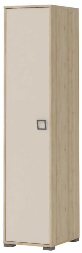 Skriňa 1D Kiki G1-BK/KI-01 beech/sand