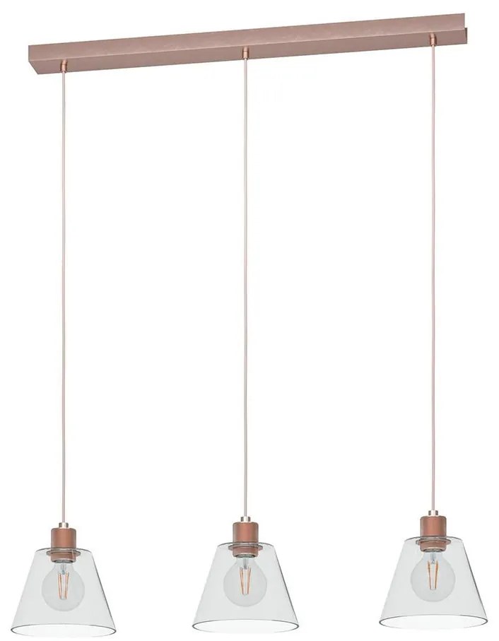 Eglo 43632 - Luster na lanku COPLEY 3xE27/40W/230V
