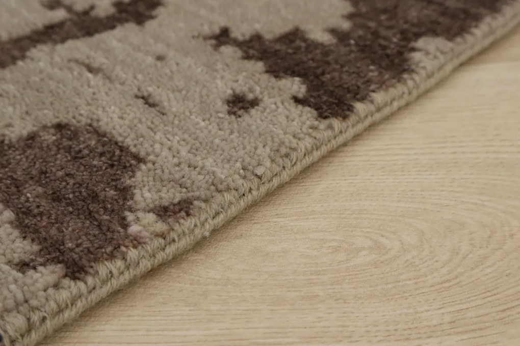 Ručne viazaný indický koberec Sirsa DC-4, 60x90, béžová, obývacia izba, Mujkoberec Original