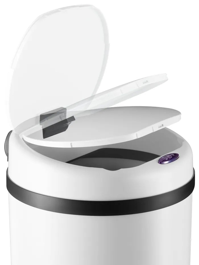 InternetovaZahrada Bezdotykový odpadkový kôš s USB 50l - biely
