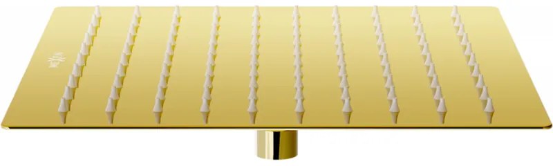 Mexen Sprchová hlavica Slim nerezová 25 x 25 cm, zlatá, 79125-50