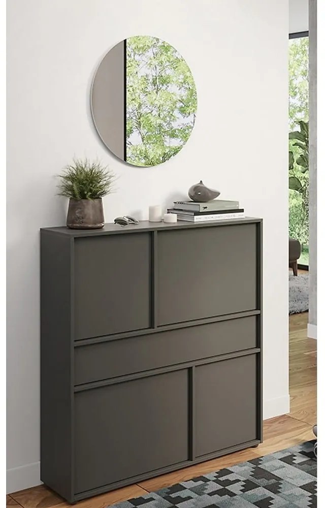 Antracitová predsieňová zostava Ameca 2.0 – Germania