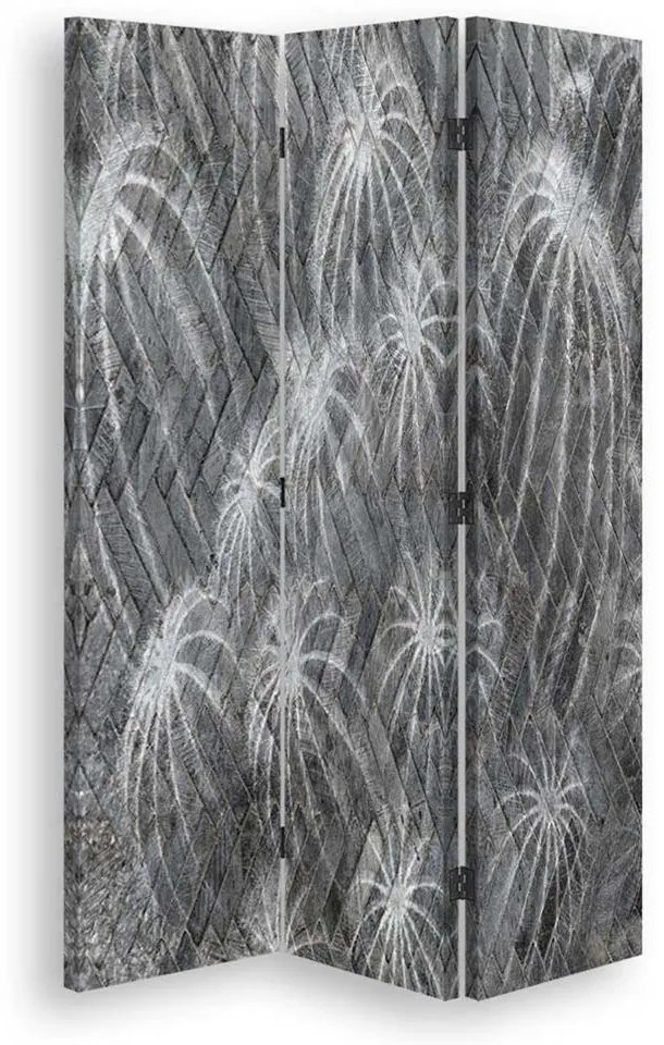 Gario Paraván Kaktusový abstrakt Rozmery: 145 x 170 cm, Prevedenie: Otočný paraván 360°