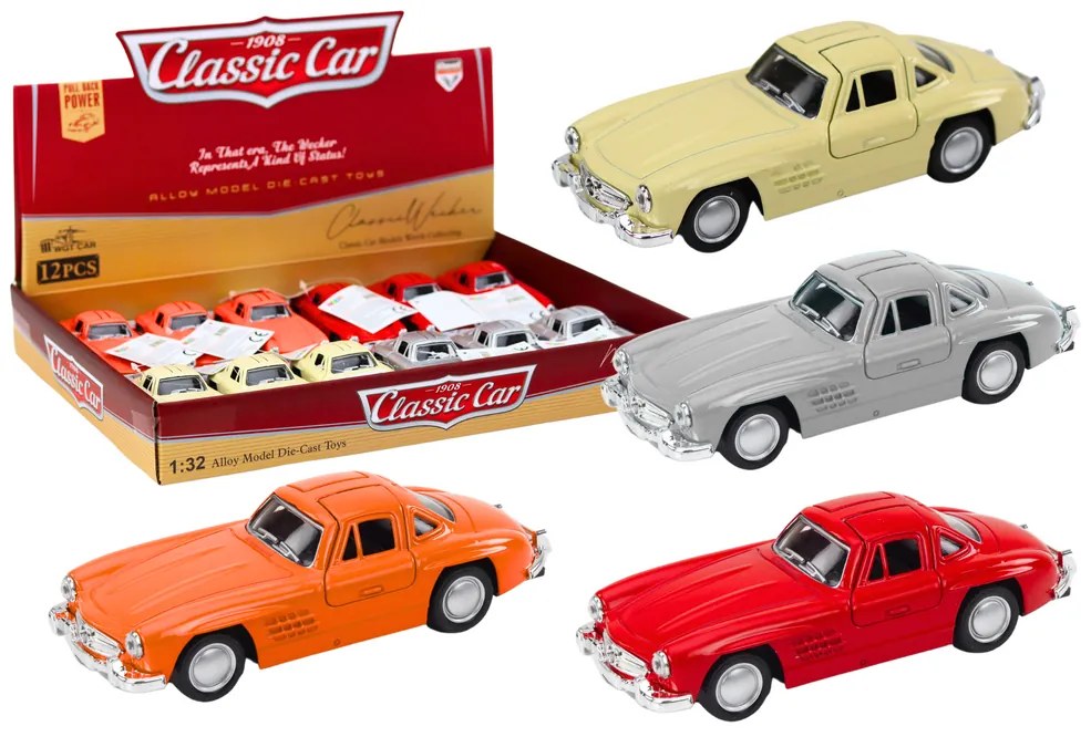 LEAN TOYS Klasické auto 1:32 kovové
