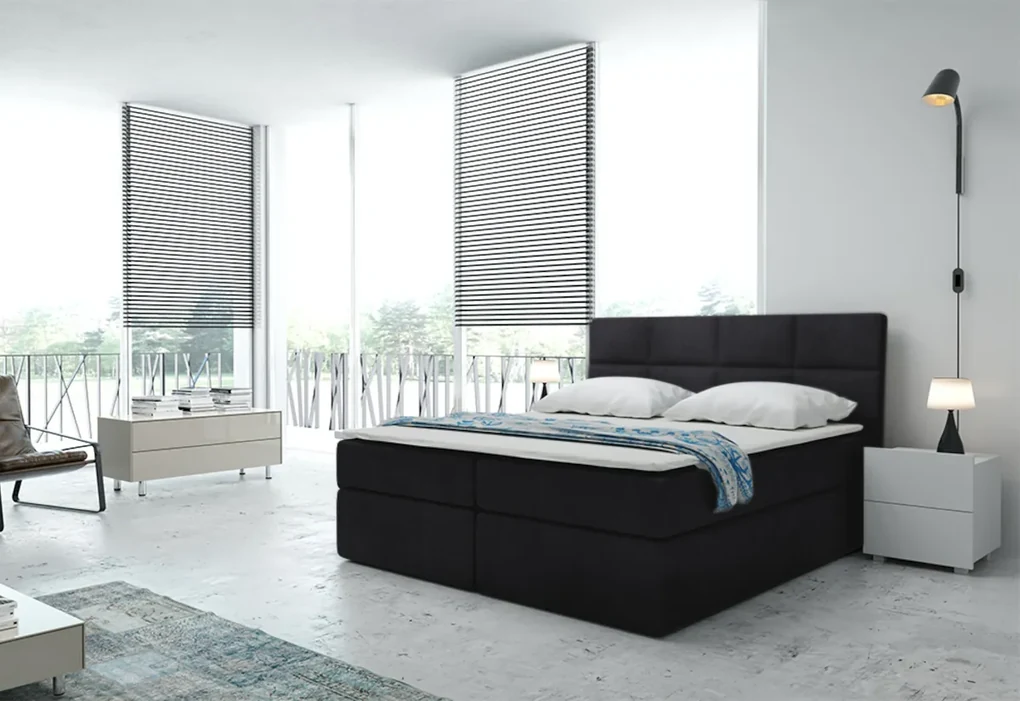 Čalúnená posteľ boxspring TYP 57, 180x200, trinity 19