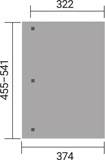 WEKA Drevená záhradná pergola 672 (5,4x3,7m)