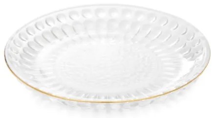 Tanier BARREL dezertný, ozdobný so zlatým okrajom SS23 848761