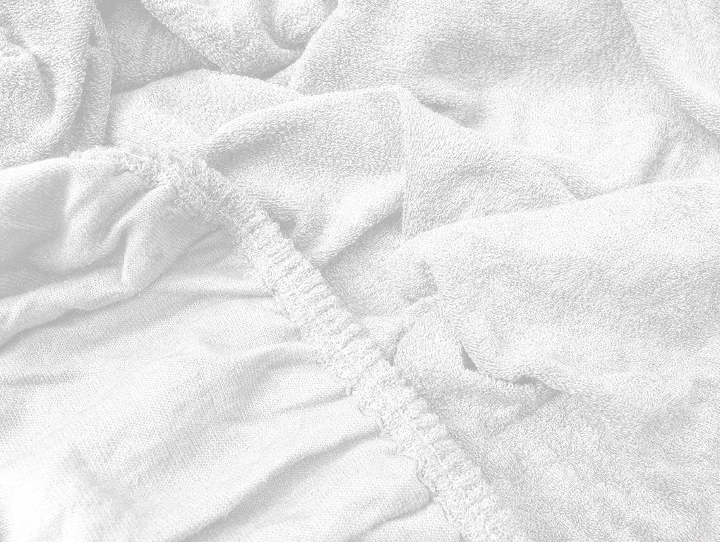 Froté plachta BASIC biela 90 x 200 cm