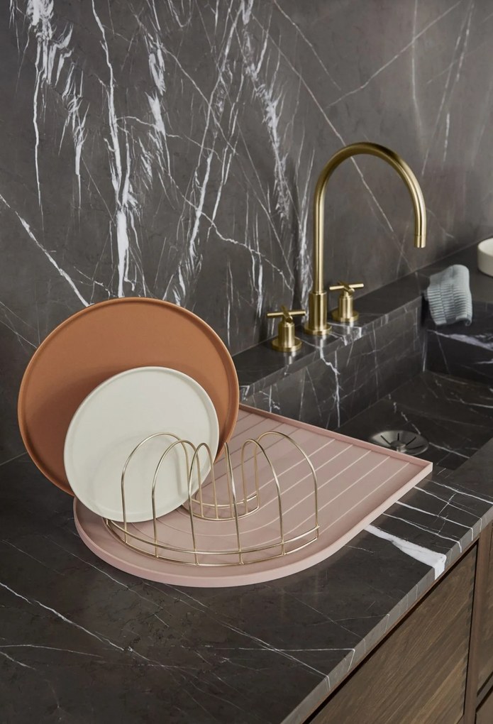OYOY Odkvapkávač na riad Brass
