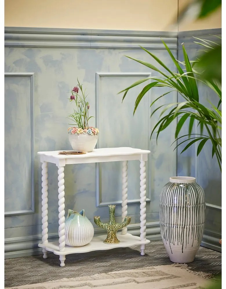 Biely konzolový stolík 30x60 cm Bia – Bloomingville