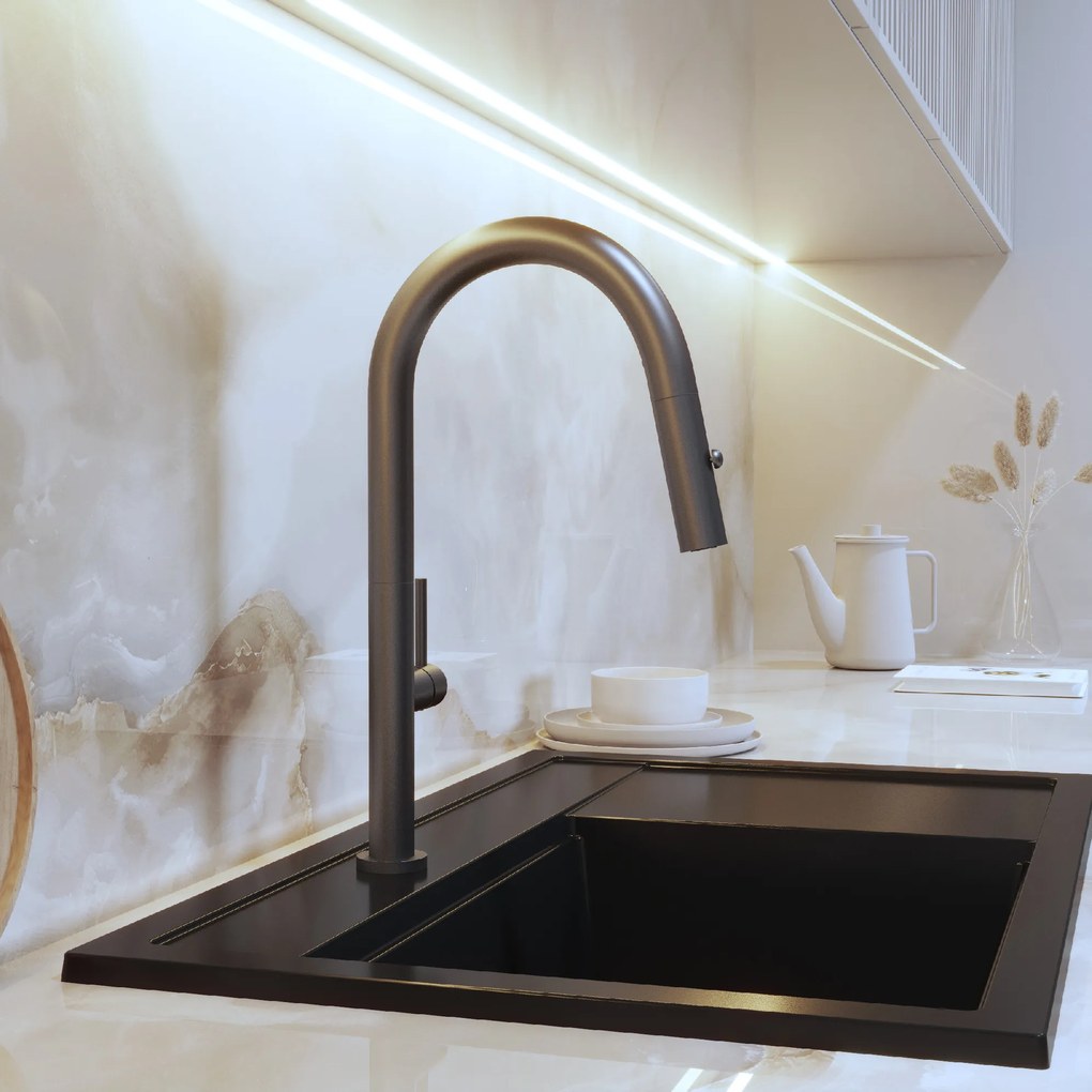 Gamma Slender 2, vysoká drezová batéria, grafitová, GMA-BS2-GM