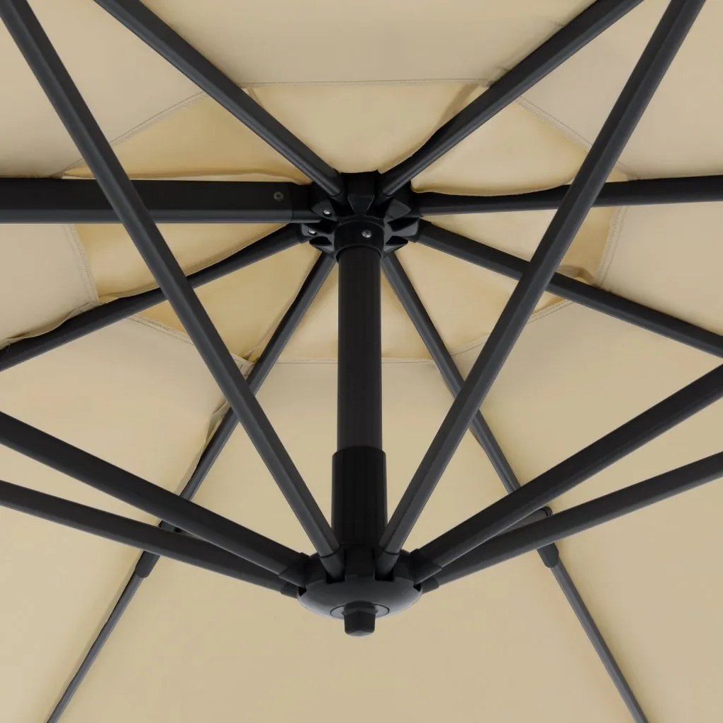 Doppler LIFE 310 cm – záhradný slnečník s bočnou tyčou