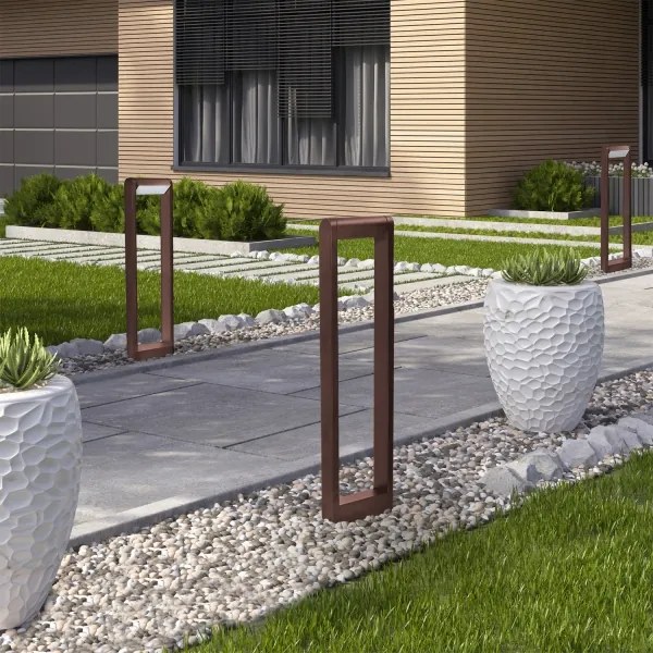 Brilagi - LED vonkajšia lampa CROTONE LED/7W/230V hnedá IP54 80 cm