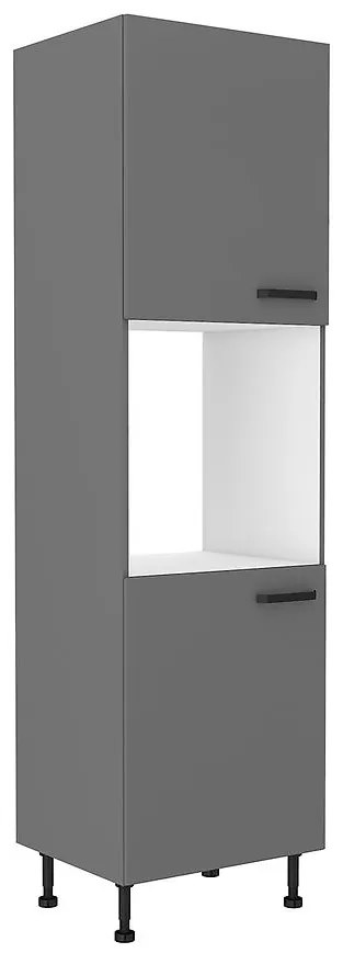 Kuchynská skrinka NESSA antracitová 60dp-215 2f