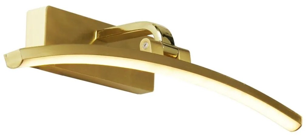 Searchlight Searchlight 79821-40SB - LED Obrazové svietidlo SANTORINI LED/8,2W/230V mosadz SR0380