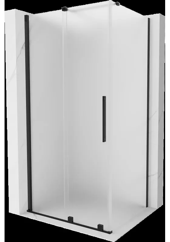 Mexen Velar posuvná sprchová kabína 120 x 85 cm, zamatová, čierna - 871-120-085-31-70