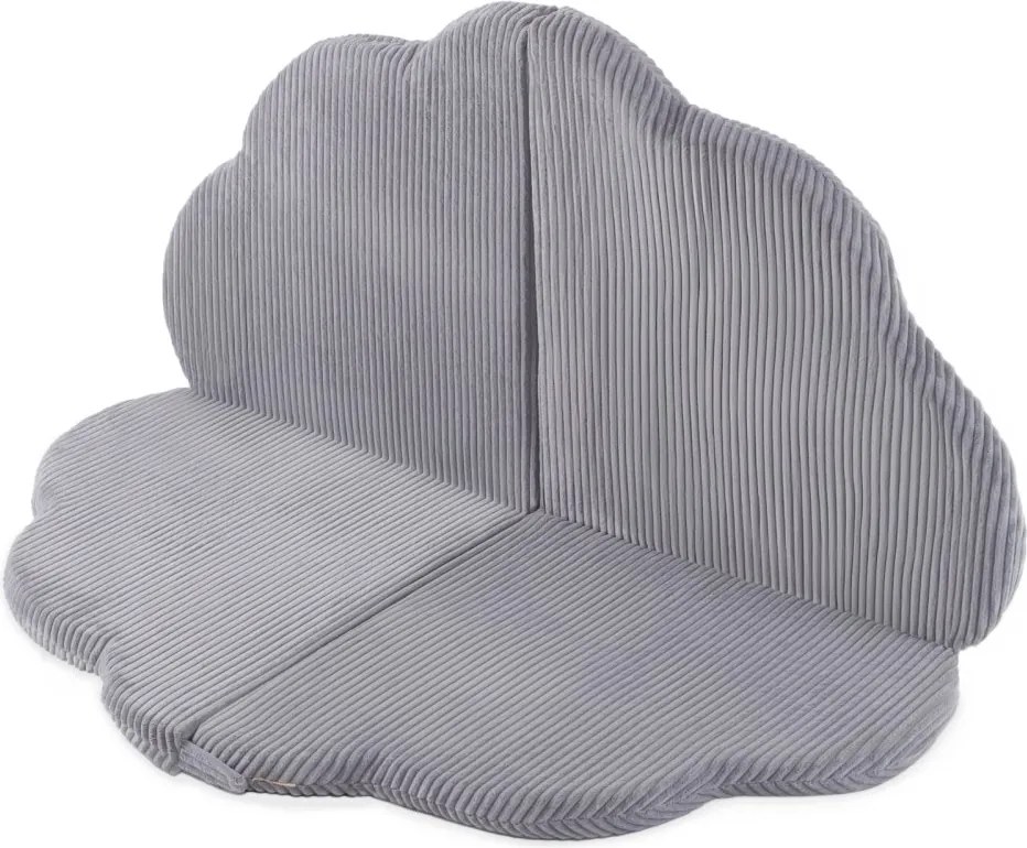 Kvetinová podložka 115x115x5cm, šedá, prémiový menčester