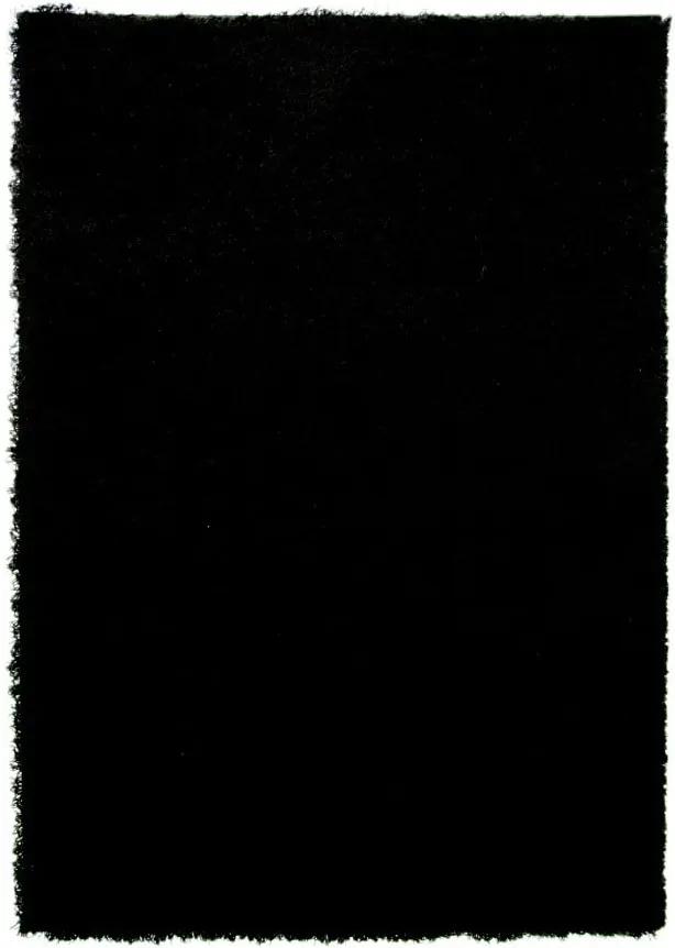 Čierny koberec Flair Rugs Cariboo Black, 120 × 170 cm